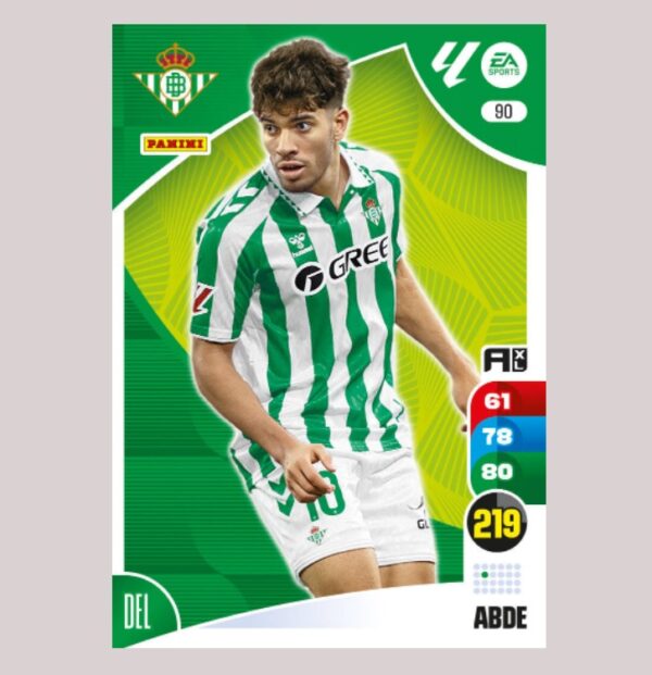 ABDE – Real Betis – Nº90 – Adrenalyn XL 24 25 – Panini