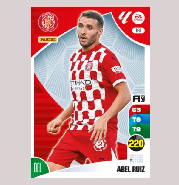 ABEL RUIZ – Girona FC – Nº161 – Adrenalyn XL 24 25 – Panini