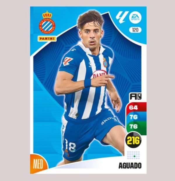 AGUADO – RCD Espanyol – Nº120 – Adrenalyn XL 24 25 – Panini