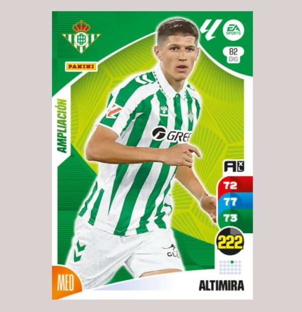 ALTIMIRA - Real Betis - Nº82 BIS - Adrenalyn XL 24/25 - Panini