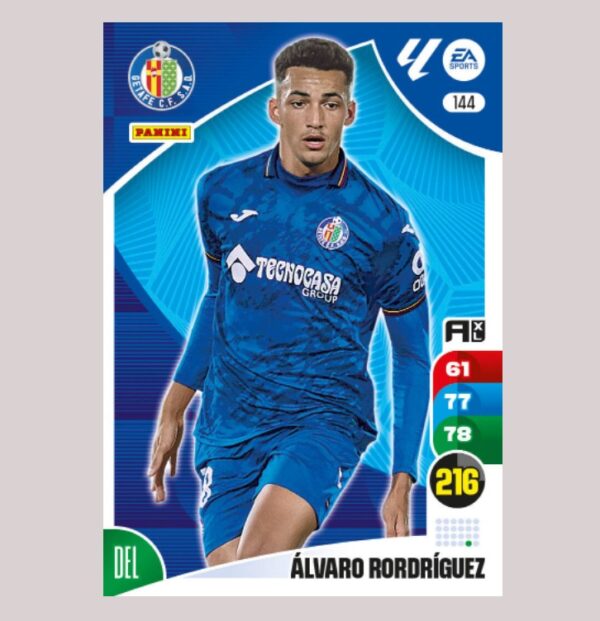 ÁLVARO RODRÍGUEZ - Getafe CF - Nº144 - Adrenalyn XL 24/25 - Panini