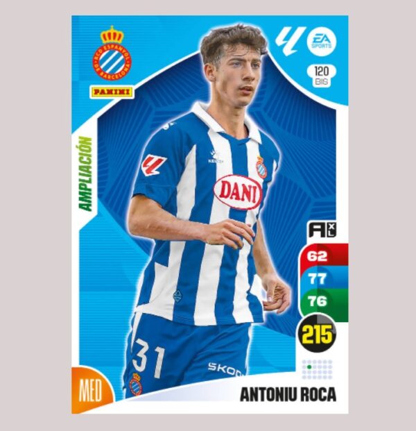 ANTONIU ROCA - RCD Espanyol - Nº120 BIS - Adrenalyn XL 24/25 - Panini