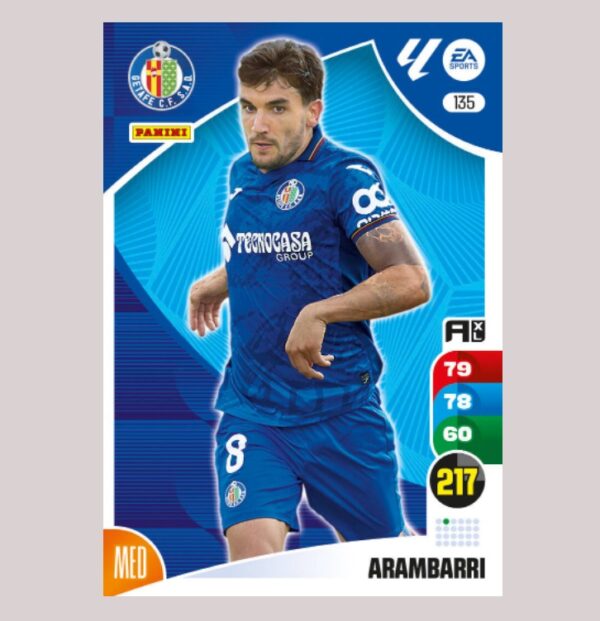 ARRAMBARRI – Getafe CF – Nº135 – Adrenalyn XL 24 25 – Panini