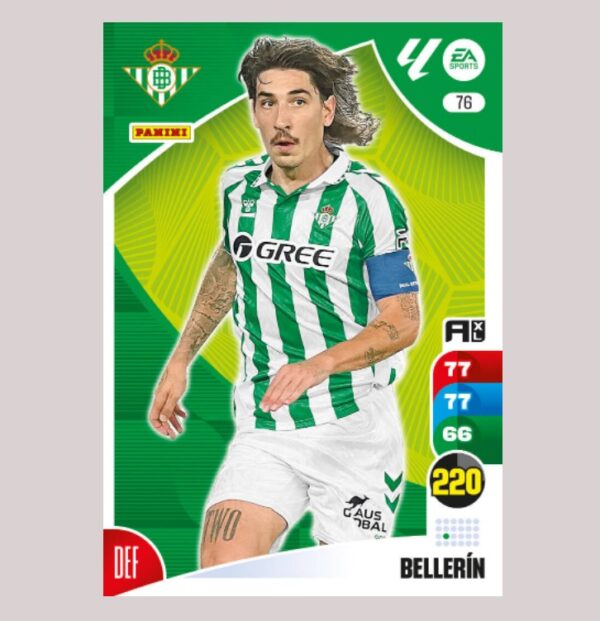 BELLERÍN – Real Betis – Nº76 – Adrenalyn XL 24 25 – Panini