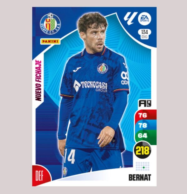 BERNAT - Getafe CF - Nº134 BIS - Adrenalyn XL 24/25 - Panini