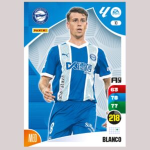 BLANCO – Alavés – Nº10 – Adrenalyn XL 24 25 – Panini