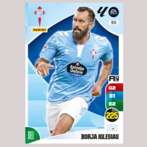 BORJA IGLESIAS – RC Celta – Nº106 – Adrenalyn XL 24 25 – Panini