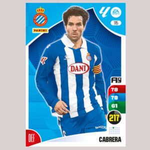 CABRERA – RCD Espanyol – Nº115 – Adrenalyn XL 24 25 – Panini