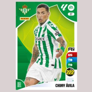 CHIMY ÁVILA – Real Betis – Nº87 – Adrenalyn XL 24 25 – Panini