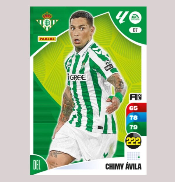 CHIMY ÁVILA – Real Betis – Nº87 – Adrenalyn XL 24 25 – Panini