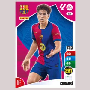 CUBARSÍ – FC Barcelona – Nº59 – Adrenalyn XL 24 25 – Panini