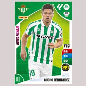 CUCHO HERNÁNDEZ - Real Betis - Nº88 BIS - Adrenalyn XL 24/25 - Panini