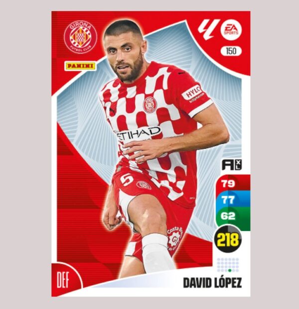 DAVID LÓPEZ – Girona FC – Nº150 – Adrenalyn XL 24 25 – Panini