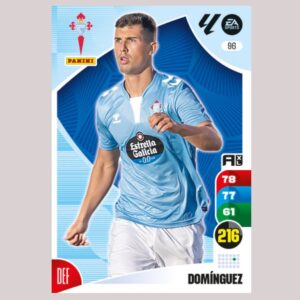 DOMÍNGUEZ – RC Celta – Nº96 – Adrenalyn XL 24 25 – Panini