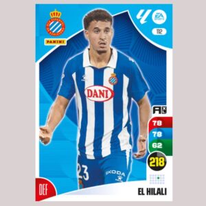 EL HILALI – RCD Espanyol – Nº112 – Adrenalyn XL 24 25 – Panini