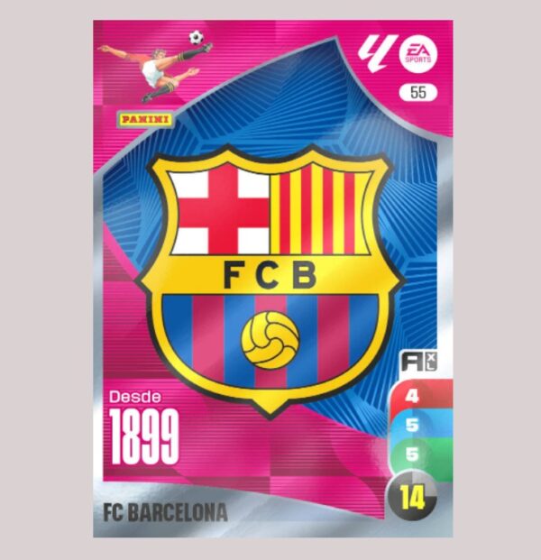 ESCUDO FC BARCELONA – Nº55 – Adrenalyn XL 24 25 – Panini