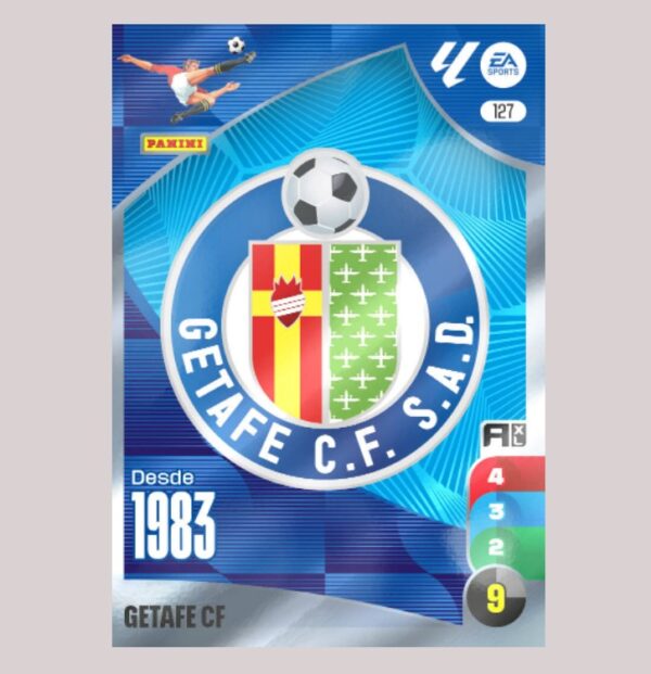 ESCUDO GETAFE CF – Nº127 – Adrenalyn XL 24 25 – Panini