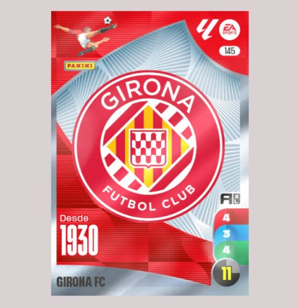 ESCUDO GIRONA FC – Nº145 – Adrenalyn XL 24 25 – Panini