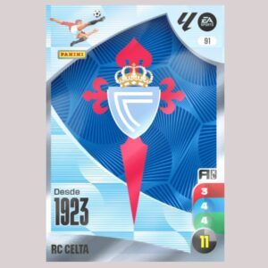ESCUDO RC CELTA – Nº91 – Adrenalyn XL 24 25 – Panini