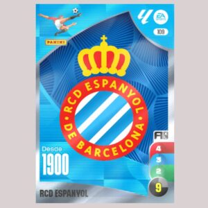 ESCUDO RCD ESPANYOL – Nº109 – Adrenalyn XL 24 25 – Panini