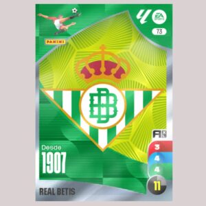 ESCUDO REAL BETIS – Nº73 – Adrenalyn XL 24 25 – Panini