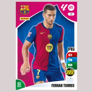 FERRAN TORRES - FC Barcelona - Nº72 - Adrenalyn XL 24 25 - Panini