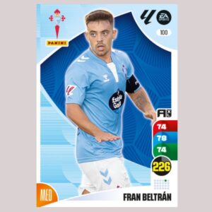 FRAN BELTRÁN – RC Celta – Nº100 – Adrenalyn XL 24 25 – Panini