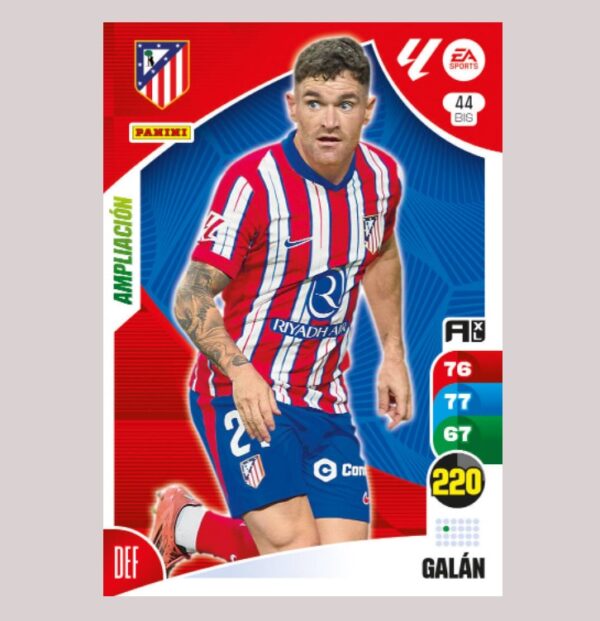 GALÁN - Atlético de Madrid - Nº44 BIS - Adrenalyn XL 24/25 - Panini