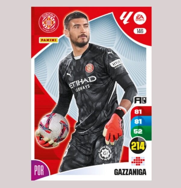 GAZZANIGA – Girona FC – Nº146 – Adrenalyn XL 24 25 – Panini