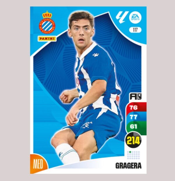 GRAGERA – RCD Espanyol – Nº117 – Adrenalyn XL 24 25 – Panini