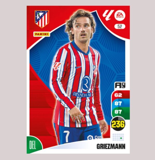 GRIEZMANN – Atlético de Madrid – Nº52 – Adrenalyn XL 24 25 – Panini