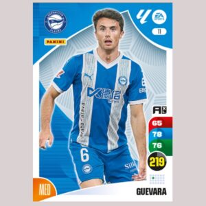 GUEVARA – Alavés – Nº11 – Adrenalyn XL 24 25 – Panini