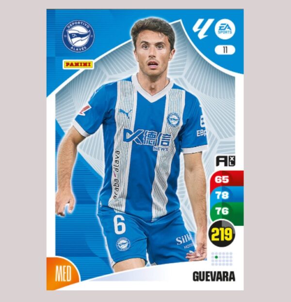 GUEVARA – Alavés – Nº11 – Adrenalyn XL 24 25 – Panini