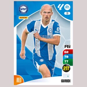 GURIDI – Alavés – Nº13 – Adrenalyn XL 24 25 – Panini