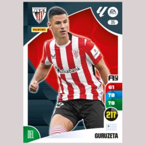 GURUZETA – Athletic Club Bilbao – Nº35 – Adrenalyn XL 24 25 – Panini