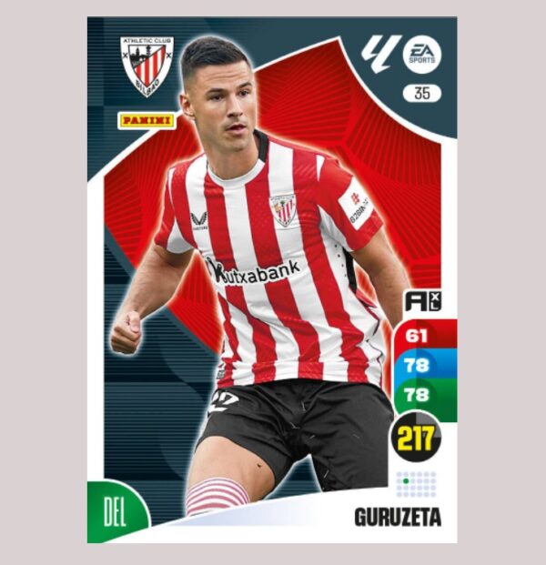 GURUZETA – Athletic Club Bilbao – Nº35 – Adrenalyn XL 24 25 – Panini