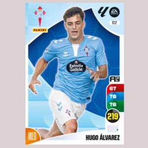HUGO ÁLVAREZ – RC Celta – Nº102 – Adrenalyn XL 24 25 – Panini