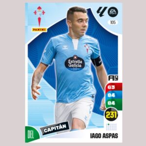 IAGO ASPAS – RC Celta – Nº105 – Adrenalyn XL 24 25 – Panini