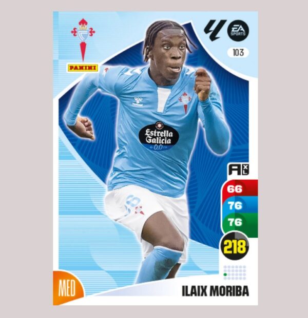 ILAIX MORIBA – RC Celta – Nº103 – Adrenalyn XL 24 25 – Panini