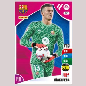 IÑAKI PEÑA - FC Barcelona - Nº57 - Adrenalyn XL 24 25 - Panini