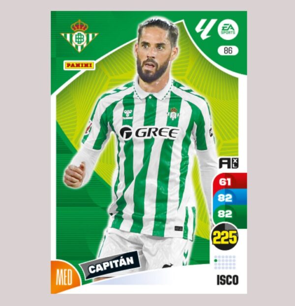 ISCO – Real Betis – Nº86 – Adrenalyn XL 24 25 – Panini