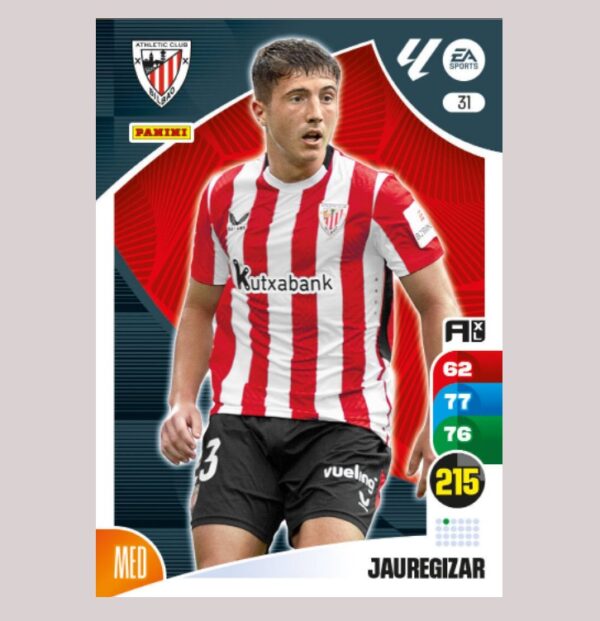 JAUREZIGAR – Athletic Club Bilbao – Nº31 – Adrenalyn XL 24 25 – Panini