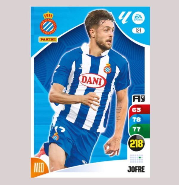 JOFRE – RCD Espanyol – Nº121 – Adrenalyn XL 24 25 – Panini