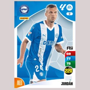 JORDÁN – Alavés – Nº12 – Adrenalyn XL 24 25 – Panini
