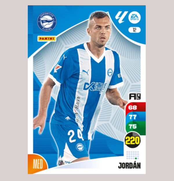 JORDÁN – Alavés – Nº12 – Adrenalyn XL 24 25 – Panini