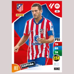 KOKE – Atlético de Madrid – Nº46 – Adrenalyn XL 24 25 – Panini