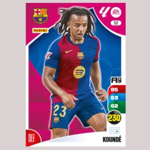 KOUNDÉ – FC Barcelona – Nº58 – Adrenalyn XL 24 25 – Panini