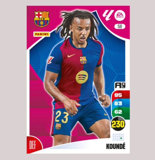 KOUNDÉ – FC Barcelona – Nº58 – Adrenalyn XL 24 25 – Panini
