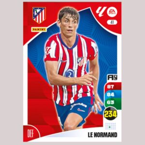 LE NORMAND – Atlético de Madrid – Nº41 – Adrenalyn XL 24 25 – Panini