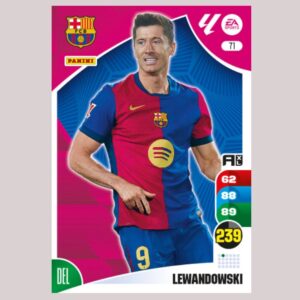 LEWANDOWSKI – FC Barcelona – Nº71 – Adrenalyn XL 24 25 – Panini